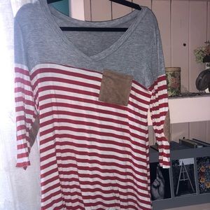 Elbow length blouse